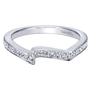 Gabriel 14 Karat Contemporary Wedding Band WB10013W44JJ