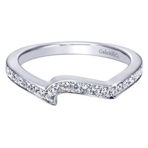 Gabriel 14 Karat Contemporary Wedding Band WB10013W44JJ