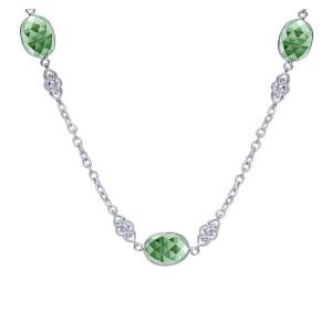 Gabriel Fashion Silver Roaring 20's Diamond By The Yard