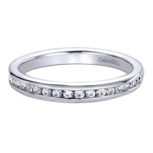 Gabriel 14 Karat Contemporary Wedding Band WB9526W44JJ