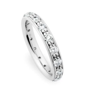 246878 Christian Bauer 14 Karat Diamond  Wedding Ring / Band