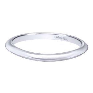 Gabriel 14 Karat Contemporary Wedding Band WB10905W4JJJ