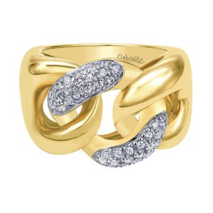 Gabriel Fashion 14 Karat Modern Ladies' Ring LR5147Y44JJ