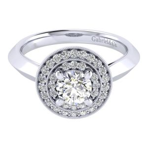 Gabriel 14 Karat Perfect Match Engagement Ring ER001B3AHW44JJ