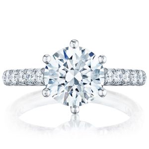 Tacori HT254625RD9 18 Karat Petite Crescent Engagement Ring