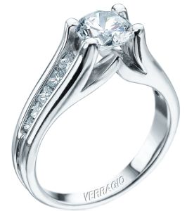 Verragio 18 Karat Classico Engagement Ring ENG-0008P