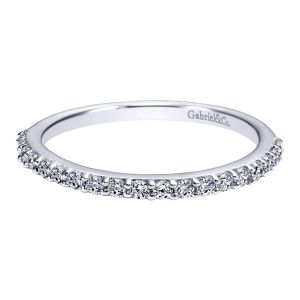 Gabriel 14 Karat Contemporary Wedding Band WB10930W44JJ