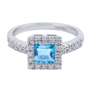Gabriel Fashion 14 Karat Lusso Color Ladies' Ring LR4424W45BT