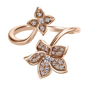Gabriel Fashion 14 Karat Floral Ladies' Ring LR50640K45JJ