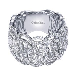 Gabriel Fashion 14 Karat Lusso Diamond Ladies' Ring LR6166W44JJ
