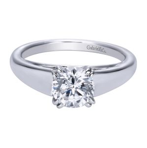Gabriel Platinum Contemporary Engagement Ring ER8137PTJJJ