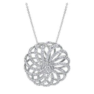 Gabriel Fashion 14 Karat Lusso Diamond Necklace NK3347W44JJ