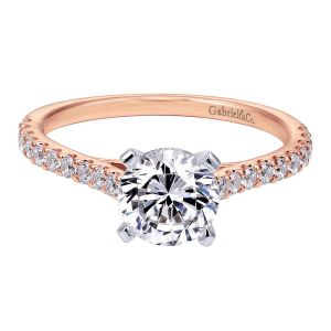 Gabriel 14 Karat Contemporary Engagement Ring ER7227T44JJ