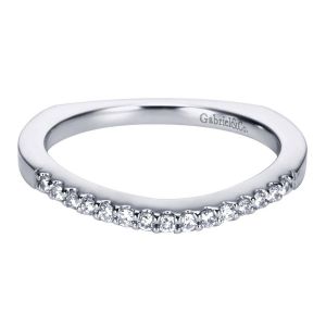 Gabriel 14 Karat Contemporary Wedding Band WB6567W44JJ