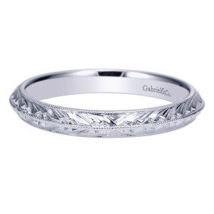 Gabriel 14 Karat Victorian Wedding Band WB8581W4JJJ