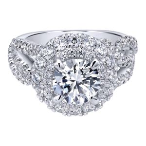 Gabriel 18 Karat Contemporary Engagement Ring ER11981R6W83JJ