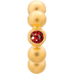 Endless Jewelry Garnet Flashy Dot Gold Plated Charm 51253-3