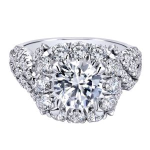 Gabriel 18 Karat Contemporary Engagement Ring ER11992R8W83JJ