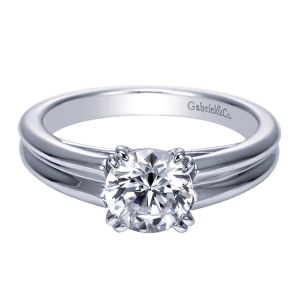 Gabriel Platinum Contemporary Engagement Ring ER8135PTJJJ