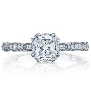 Tacori 57-2CU6 18 Karat Sculpted Crescent Engagement Ring
