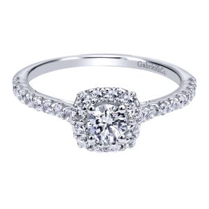 Gabriel 14 Karat Victorian Engagement Ring ER911601R1W44JJ