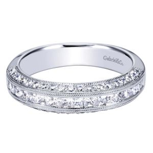 Gabriel 14 Karat Victorian Wedding Band WB4138W44JJ