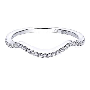 Gabriel 14 Karat Contemporary Wedding Band WB9503W44JJ