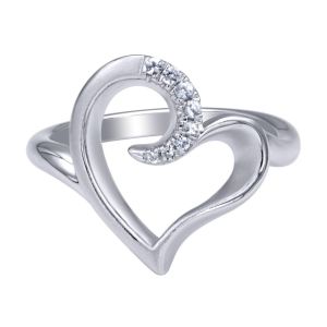 Gabriel Fashion Silver Eternal Love Ladies' Ring LR50019SVJWS