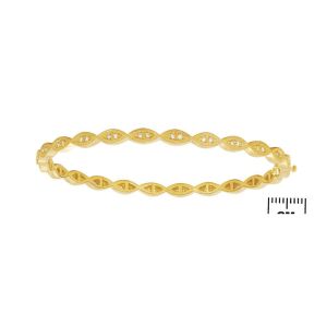 Gabriel Fashion 14 Karat Victorian Bangle Bracelet BG131Y45JJ