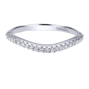 Gabriel 14 Karat Contemporary Wedding Band WB911954R0W44JJ