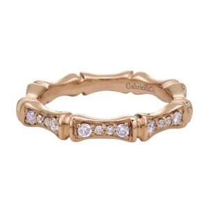 Gabriel Fashion 14 Karat Stackable Stackable Ladies' Ring LR4578K44JJ