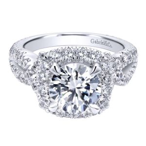 Gabriel 18 Karat Contemporary Engagement Ring ER11991R8W83JJ