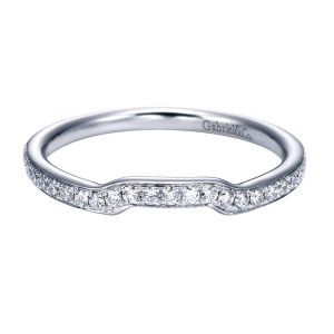 Gabriel 14 Karat Contemporary Wedding Band WB6966W44JJ