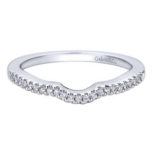 Gabriel 14 Karat Contemporary Wedding Band WB9523W44JJ