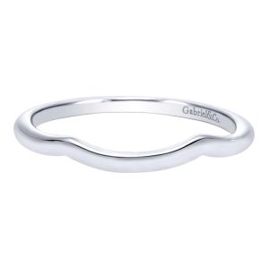 Gabriel 14 Karat Contemporary Wedding Band WB10077W4JJJ