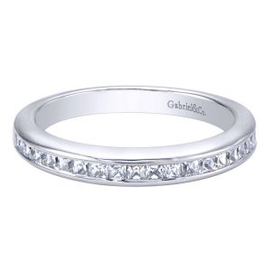 Gabriel 14 Karat Contemporary Wedding Band WB9702W44JJ