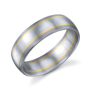 272730 Christian Bauer Platinum & 18 Karat Wedding Ring / Band