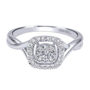 Gabriel Fashion 14 Karat Lusso Diamond Ladies' Ring LR50411W45JJ
