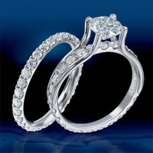 ENG-0349 Verragio Platinum Classico Engagement Ring