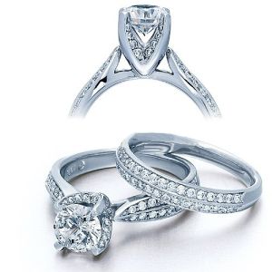 ENG-0246D Verragio 14 Karat Classico Engagement Ring