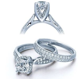 Verragio Platinum Classico Engagement Ring ENG-0246 D