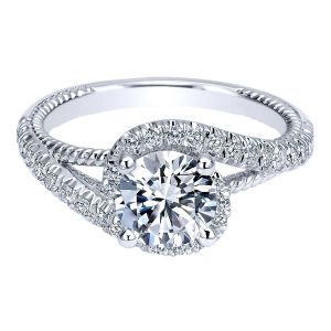 Gabriel 14 Karat Contemporary Engagement Ring ER10128W44JJ