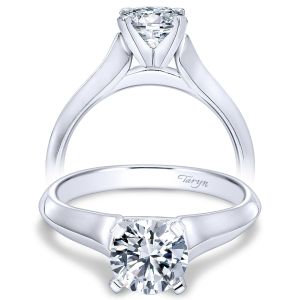 Taryn 14k White Gold Round Solitaire Engagement Ring TE10208W4JJJ
