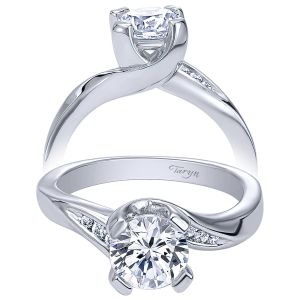 Taryn 14k White Gold Bypass Engagement Ring TE10307W44JJ 