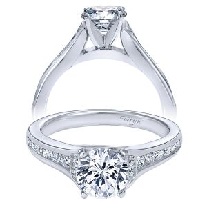 Taryn 14k White Gold Round Straight Engagement Ring TE10476W44JJ 