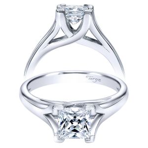 Taryn 14k White Gold Princess Cut Split Shank Engagement Ring TE10761W4JJJ