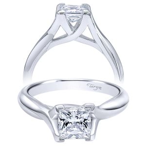 Taryn 14k White Gold Round Straight Engagement Ring TE10762W4JJJ