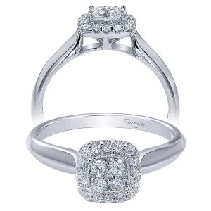 Taryn 14k White Gold Halo Engagement Ring TE10775W44JJ