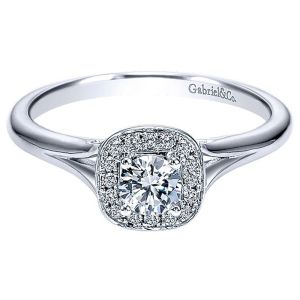 Gabriel 14 Karat Victorian Engagement Ring ER7771W44JJ