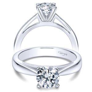 Taryn 14k White Gold Round Solitaire Engagement Ring TE8132W4JJJ 